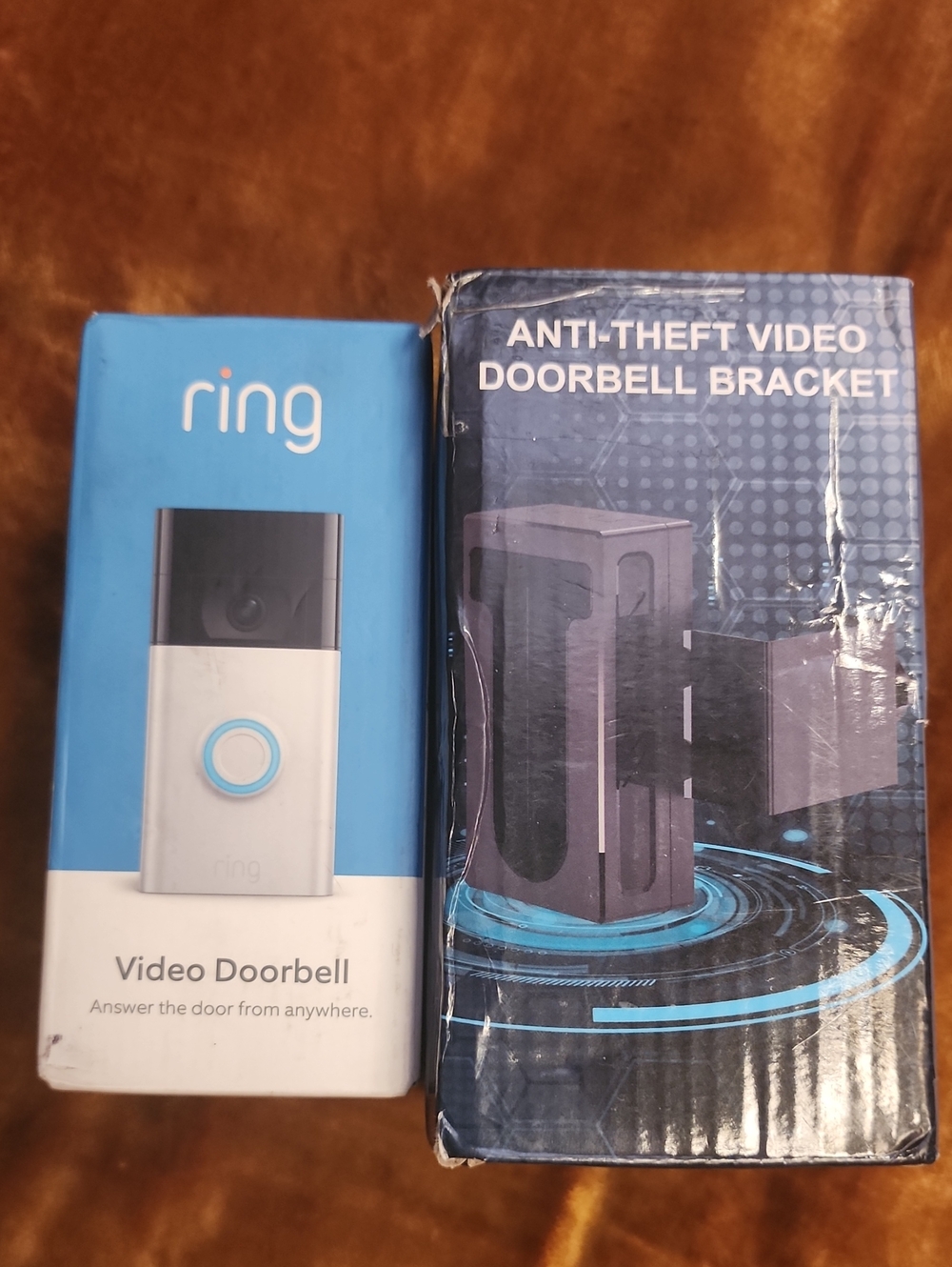 NIB Ring Video Doorbell Camera - Anti Theft Bracket.